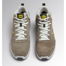 bota diadora run net airbox mid s3s en gris/gris