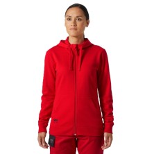 sudadera mujer helly hansen classic zip 79323 en azul piedra