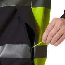 chaqueta a.v. helly hansen alna 4x tech 77230 en amarillo/ebano