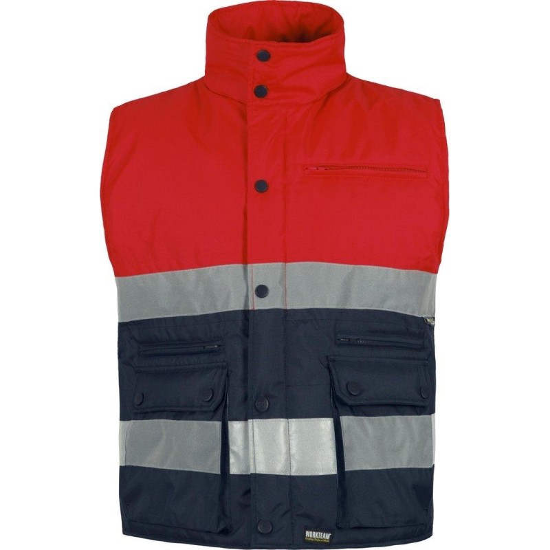Chaleco acolchado a.v. workteam s4037