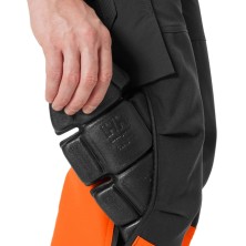 pantalón a.v. helly hansen alna construction 77427 en naranja/ebano