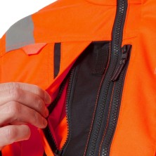 buzo a.v. helly hansen alna 2.0 77620 en naranja/ebano
