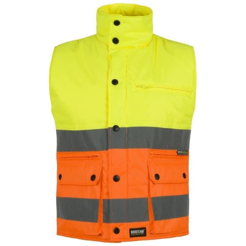 Chaleco alta visibilidad workteam s4036