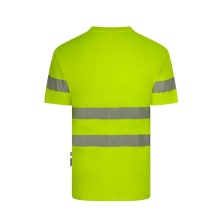 camiseta a.v. m/c velilla 305632 en amarillo fluor