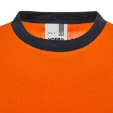 camiseta a.v. m/c velilla grs rs 305633 en marino/naranja fluor