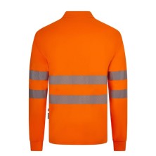 polo a.v. velilla 305534 en naranja fluor