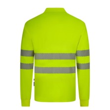 polo a.v. velilla 305534 en amarillo fluor