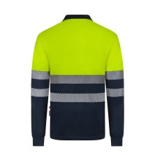 POLO A.V. M/L VELILLA GRS BICOLOR RS 305535