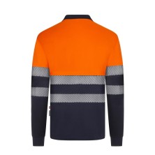 POLO A.V. M/L VELILLA GRS BICOLOR RS 305535