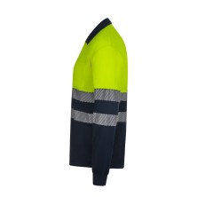 POLO A.V. M/L VELILLA GRS BICOLOR RS 305535