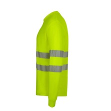 camiseta a.v. m/l velilla 305618 en amarillo fluor