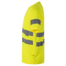 camiseta a.v. m/c velilla 305602 en amarillo fluor