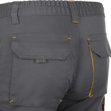 bermuda velilla stretch 103034s en gris/amarillo