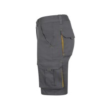 bermuda velilla stretch 103034s en gris/amarillo