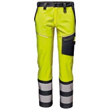 pantalón sir safety mistral stretch mc3551 en naranja a.v./gris