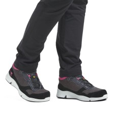 bota mujer diadora athena mid s3l en hierro nueve/rojo frambuesa