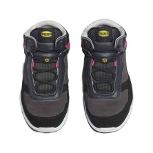 bota mujer diadora athena mid s3l en hierro nueve/rojo frambuesa