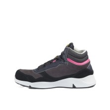 bota mujer diadora athena mid s3l en hierro nueve/rojo frambuesa