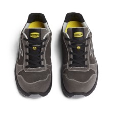 zapatilla diadora run low met free s3l en negro/gris antracita