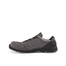 zapatilla diadora run text low met free s1pl en gris acero/antracita
