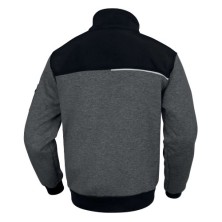 cazadora delta plus sherman2 en gris/negro