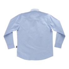 camisa m/l workteam b8410 en celeste