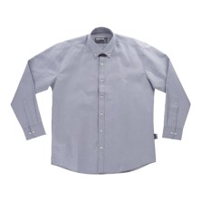 camisa m/l workteam b8410 en gris claro