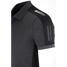 polo marca tecnico 1288pt en negro/gris