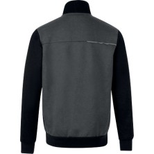sudadera delta plus swabi en gris/negro