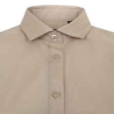camisa mujer velilla 405010 en beige claro