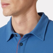 polo helly hansen kensington tech 79248 en azul piedra