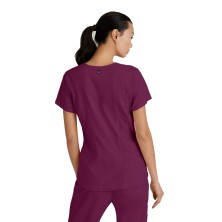 casaca mujer grey's anatomy carly top grst124 en vino