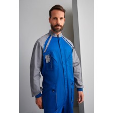 buzo monza 1128 en azul/gris