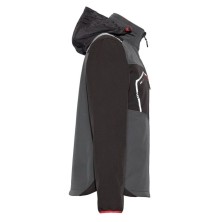 chaqueta softshell issaline posh 04527b en gris/negro
