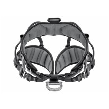 arnes de asiento petzl avao sit fast en negro/amarillo