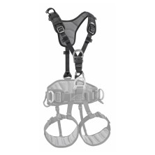 torso petzl top en negro/amarillo