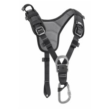 torso petzl top en negro/amarillo
