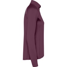sudadera mujer roly estambul 1033 en rojo ciruela