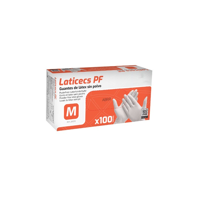 Guante luhepa latex sin polvo 5,5g 8400 (100 unds)