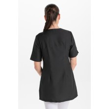 chaqueta dyneke levita flor 8079 en negro