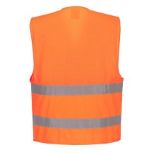 chaleco a.v. portwest c494 en naranja