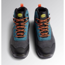 bota diadora sport diatex mid s7s en gris/luna azul