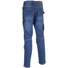 pantalón vaquero cofra vilches v188 en azul marino