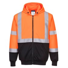 sudadera a.v. portwest b315 en naranja/negro