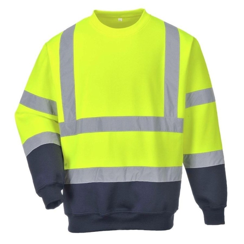 Sudadera bicolor a/v portwest b306