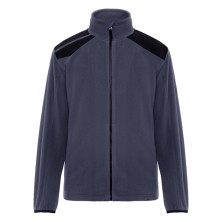 chaqueta micropolar roly terrano 8412 en plomo/negro