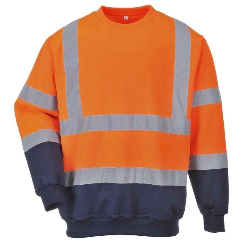 Sudadera bicolor a/v portwest b306