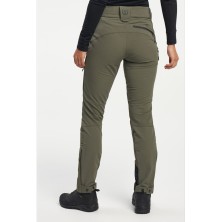 pantalón para mujer tenson txlite flex 465018063 en verde oliva oscuro