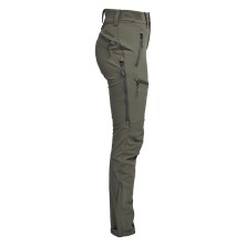 pantalón para mujer tenson txlite flex 465018063 en verde oliva oscuro