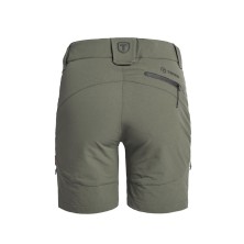 bermuda para mujer tenson txlite flex 465018065 en verde oliva oscuro